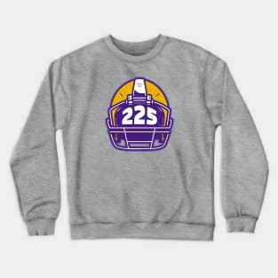 Retro Football Helmet 225 Area Code Baton Rouge Louisiana Football Crewneck Sweatshirt